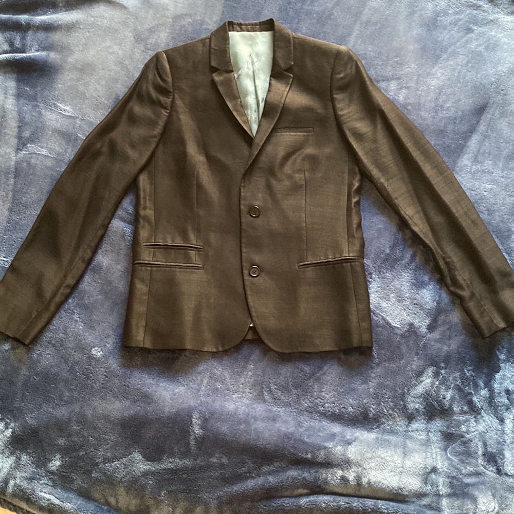 Zadig & Voltaire Brown/BRONZE Two-Button Blazer